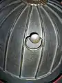 Kasa jirushi no kan, a ring for securing a kasa jirushi (helmet flag) to the hachi