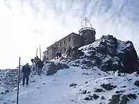 A weather station on top of Kasprowy Wierch