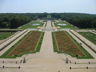 Gardens at Vaux-le-Vicomte (France), 1657–1661, by André Le Nôtre