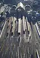 Overhead view looking west