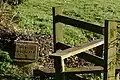 A wooden stile