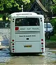 Kent Top Travel Volvo B7R bodied Plaxton Profile rear in May 2011
