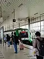 YIA Airport Rail Link waiting for departure on line 1