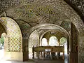 Persian Gardens: Khalvat-i Karim-khani, in the gardens of the Golestan Palace.