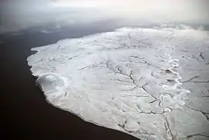 Bolshoy Lyakhovsky Island, view of the Kigilyakh Peninsula