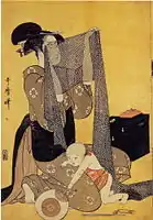 Hari-shigoto ("Needlework"), c. 1794–95