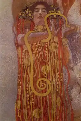 Medicine (detail) 1899–1907. Destroyed 1945