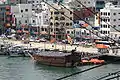 Turtle ship replica in Tongyeong Port