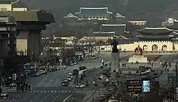 Gwanghwamun Square in March 2014