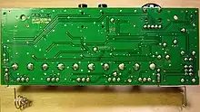 Reverse of Monotron PCB