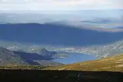 Distance view of Krøderen