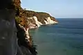The chalk cliffs