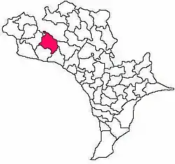 Mandal map of Krishna district showing  Chandarlapadu mandal (in Rose Colour)