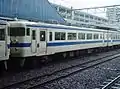 JR Kyushu KuHa 455-605 in a mixed 475/455 series set, May 2006