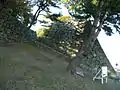 Stone wall of Higashigomon