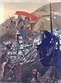 "The Banner of Strasbourg at the Battle of Nancy" by Léo Schnug