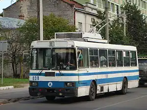 LAZ 52522 on route 11 (now route 31)