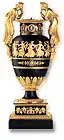 Another bronze urn clock that belonged to Ernest Augustus, King of Hanover (circa 1810).