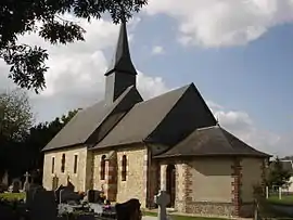 The church in La Noë-Poulain