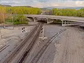 La Crosse Grand Crossing BNSF and CP rail lines