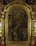 The Mass of Saint Gregory (17th century) by Baltasar Vargas de Figueroa. Santa Clara Church.
