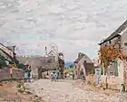 La Petite Place - La Rue du Village (1874), Aberdeen Art Gallery