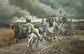 'La Pompe à Feu', 'The Fire Engine' 1879 OOC 200 x 310&nbsp;cm