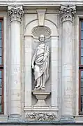 Justice, on the facade of La Rochelle city hall