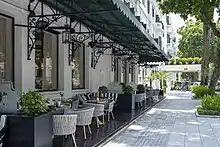 Hanoi, a corner of Hôtel Metropole