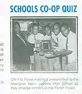 2001 Co-op quiz team. All four went on to the University of the West Indies.