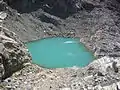 Los Hielitos Lagoon, Bondpland Peak
