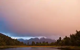 Just before sunset