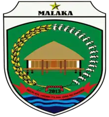 Coat of arms of Malaka Regency