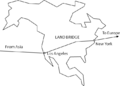 Image of a land bridge.