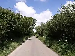 Lane to White Cross