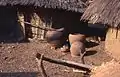 Large clay pot for brewing alcoholic beverage at Iwol.