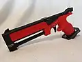 Homologated laser pistol