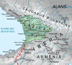 The kingdom of Lazica in Late Antiquity