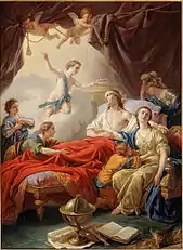 Death of the Dauphin, (1765).