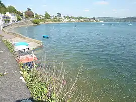 The cove of Camfrout on the estuary of the Élorn