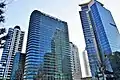 A view of Levent business district