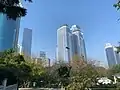 A view of Levent business district