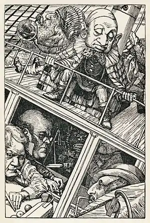 Image 6The Hunting of the SnarkIllustration credit: Henry Holiday, after Lewis Carroll; restored by Adam CuerdenThe Hunting of the Snark is a poem composed by the English writer Lewis Carroll between 1874 and 1876, typically characterised as a nonsense poem. The plot follows a crew of ten who cross the ocean to hunt the Snark, which may turn out to be a highly dangerous Boojum. This is the second of Henry Holiday's original illustrations for the first edition of the poem. It introduces some of the crew, whose names all start with "B"; the Bellman and Baker are on the upper deck, with the Barrister seated in the background; below are the Billiard-marker, the Banker and the Broker, with the maker of Bonnets and Hoods visible behind.More selected pictures