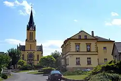 Church of the Nativity of the Virgin Mary and the municipal office