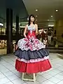 A Living Statue seen in the Downtown of Leon, Mexico