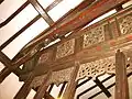 St Llwchaiarn's church, Llanllwchaiarn. Rood screen.