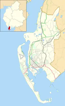Barrow-in-Furness is located in the former Borough of Barrow-in-Furness