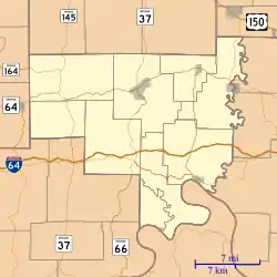 Eckerty is located in Crawford County, Indiana