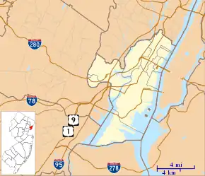 Association of Exempt Firemen Building is located in Hudson County, New Jersey
