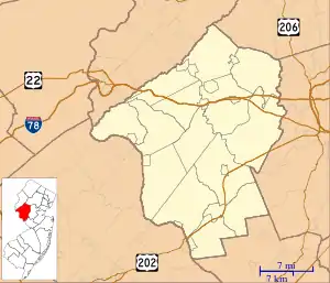Case Farmstead is located in Hunterdon County, New Jersey